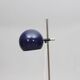 Vintage floor lamp, blue lacquered metal, "klot 1", hemi, ikea 1970 sweden