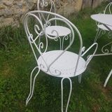 1960s wrought iron garden furniture