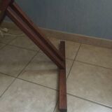 square teak table