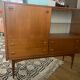 Secretarial cabinet in vintage teak