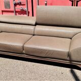 Canape Roche Bobois chocolate Azur 3 places