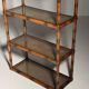 Faux bamboo bookcase