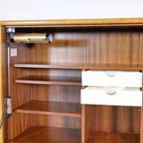 Teak secretary highboard from WK Möbel, 1960s