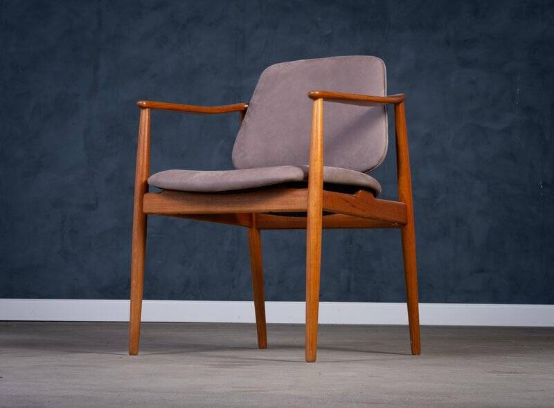 Fauteuil en Teck, 1950s