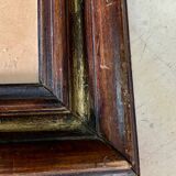 Antique wooden mirror