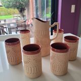 Terracotta orangeade service