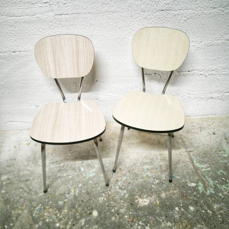 Formica chair duo