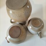Handcrafted stoneware set — Grès du Marais France