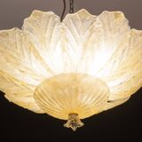 Dubai, Murano Glass Gold Flush Mount, 1970s