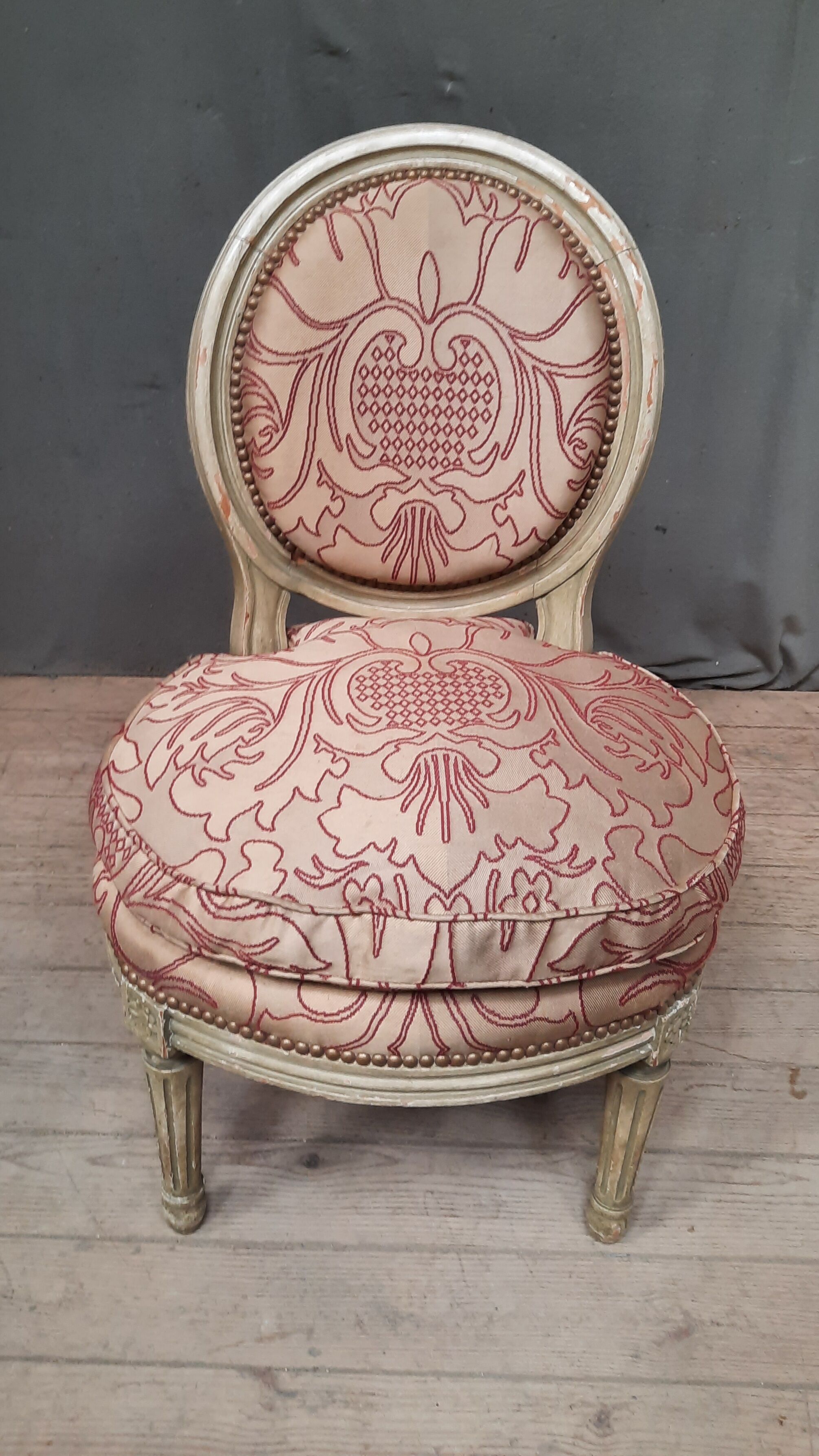 Louis XVI style low chair
