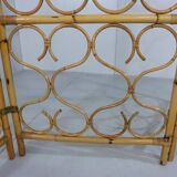 Ratan roomdivider folding screen Italy 1960’s