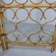 Ratan roomdivider folding screen Italy 1960’s