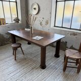 Dudouyt oak dining table 1940