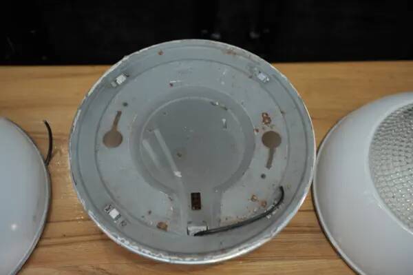 Antique glass lamps from the 1970s