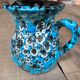 Vase style La Roue Vallauris – vintage turquoise ceramic