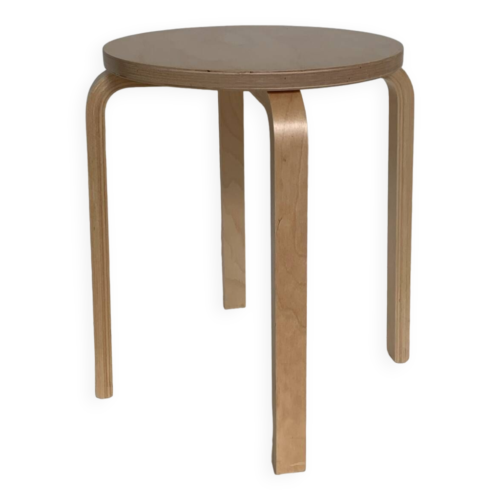 Frosta Ikea Timber Stool Vintage Pair Of 1999 IKEA FROSTA Bent