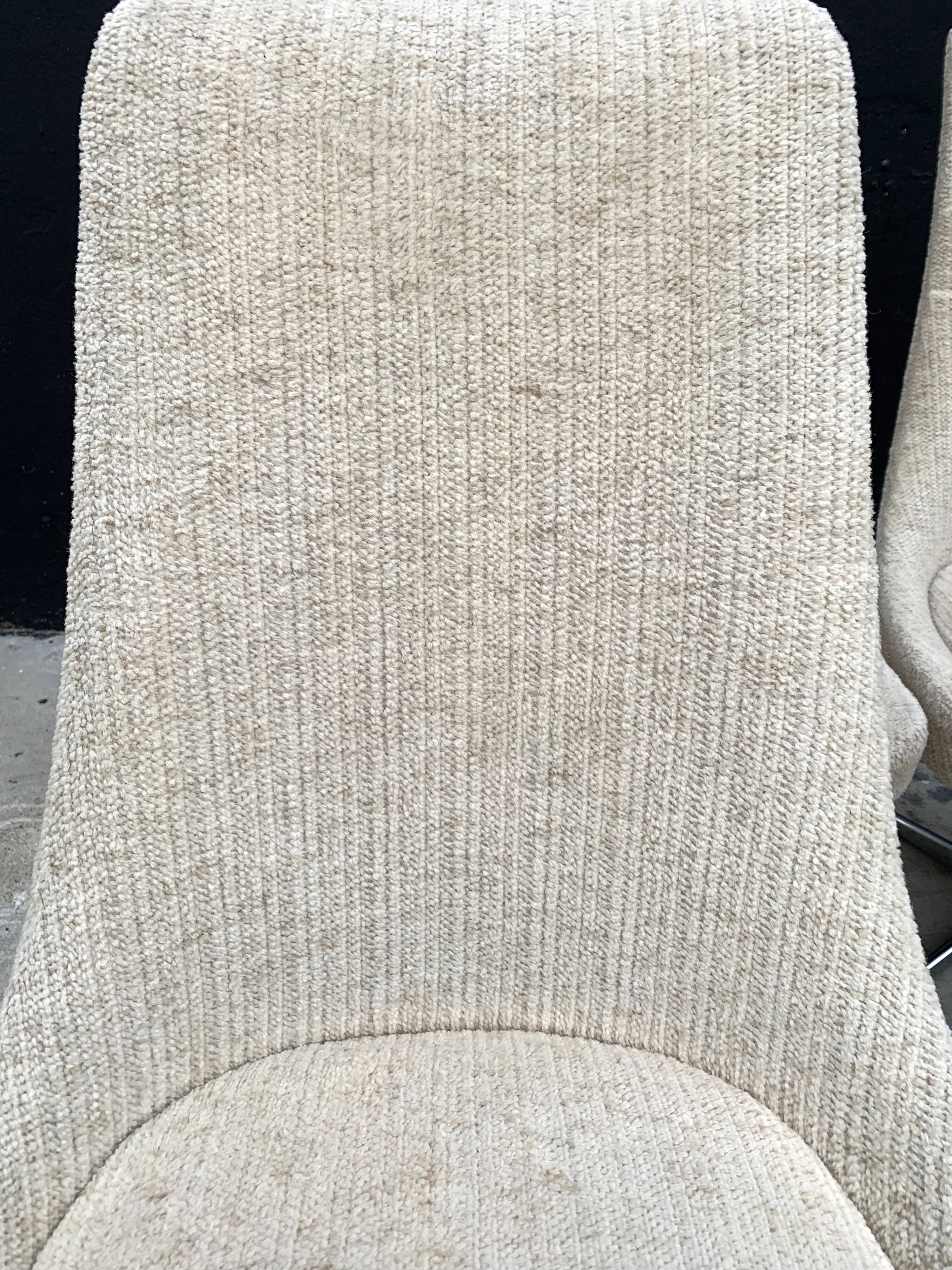 Set of 4 swivel chairs 70s