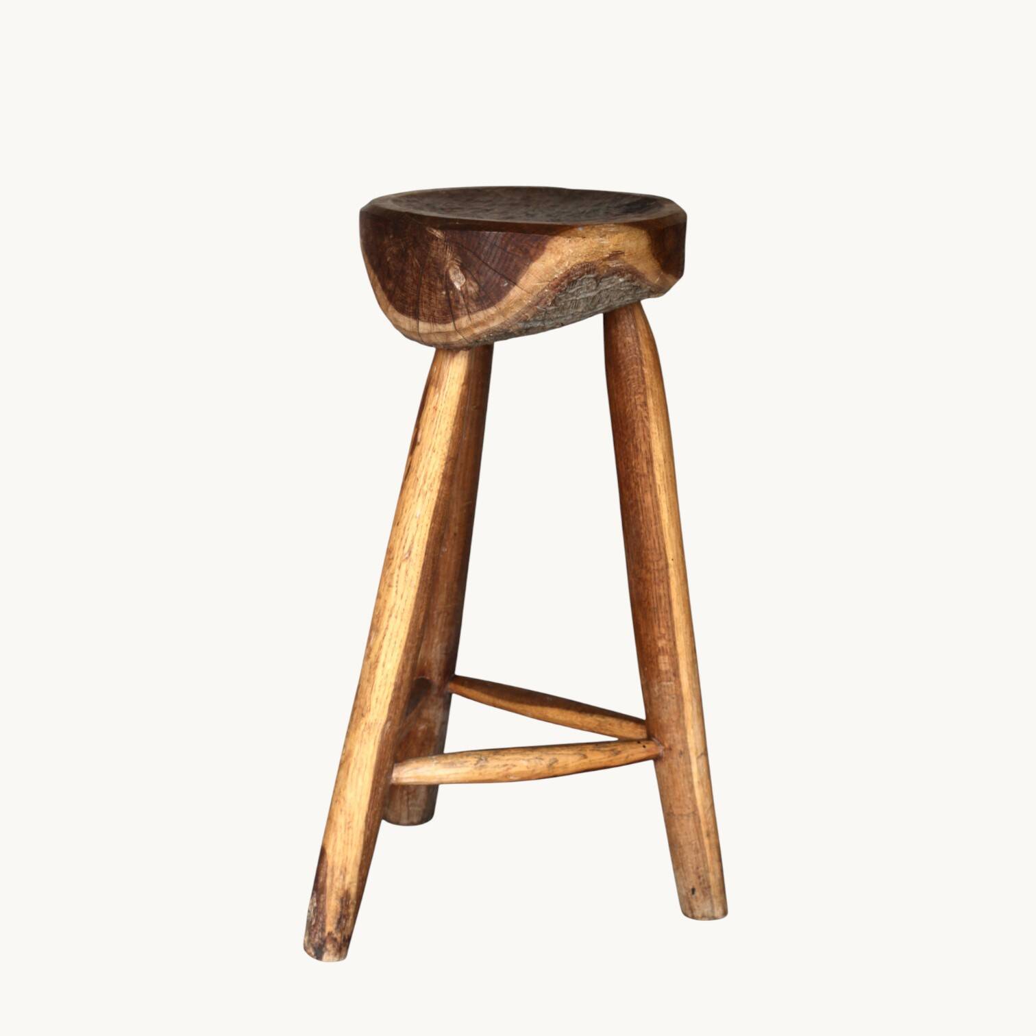 A set of three stools, France 1960s.