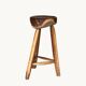 A set of three stools, France 1960s.