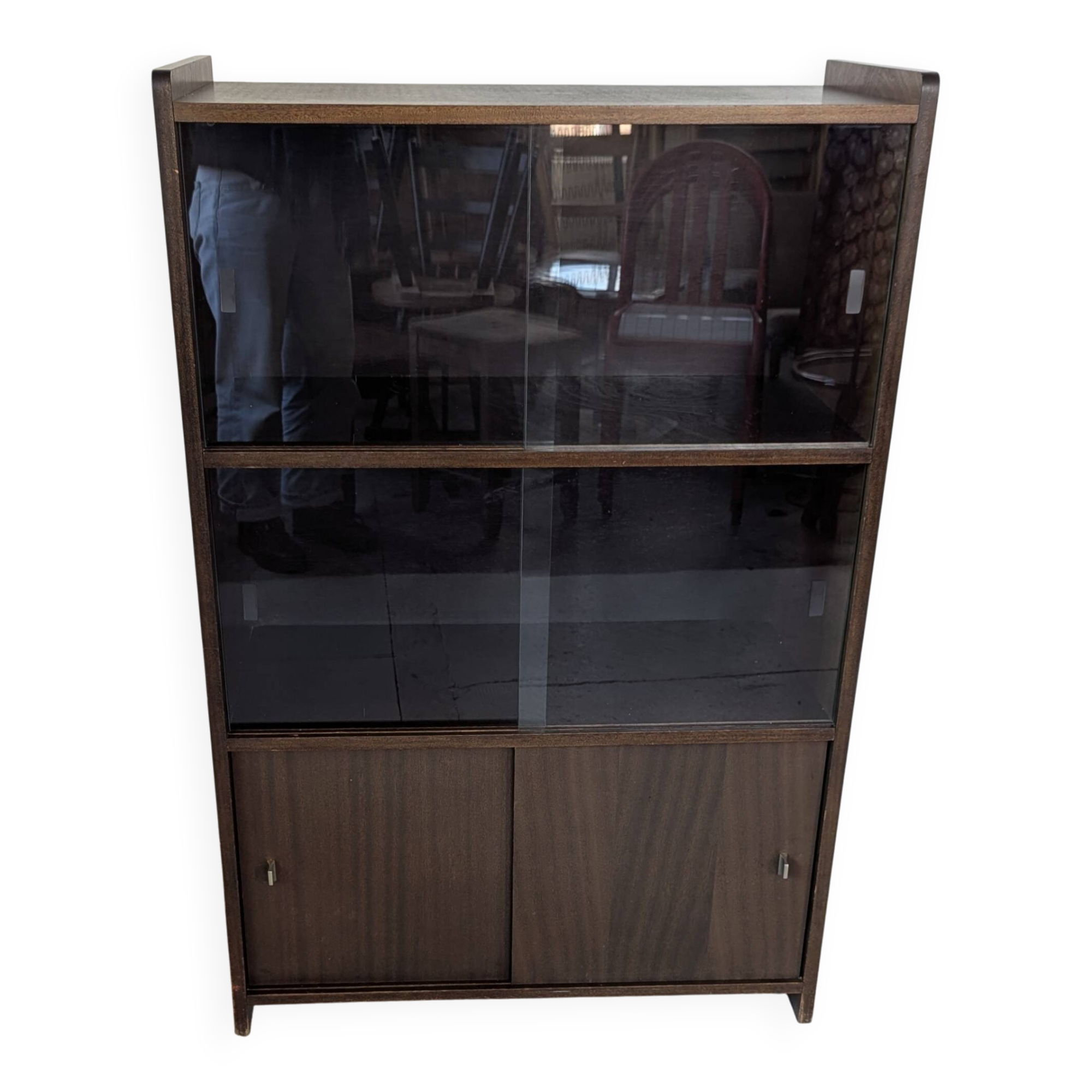 Bibliothèque , vitrine vintage