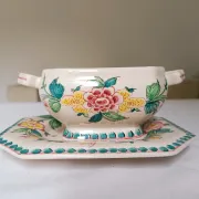Saucière en faïence portugaise Anfora Águeda
