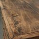 Richly carved English oak chest of drawers from the 18th century