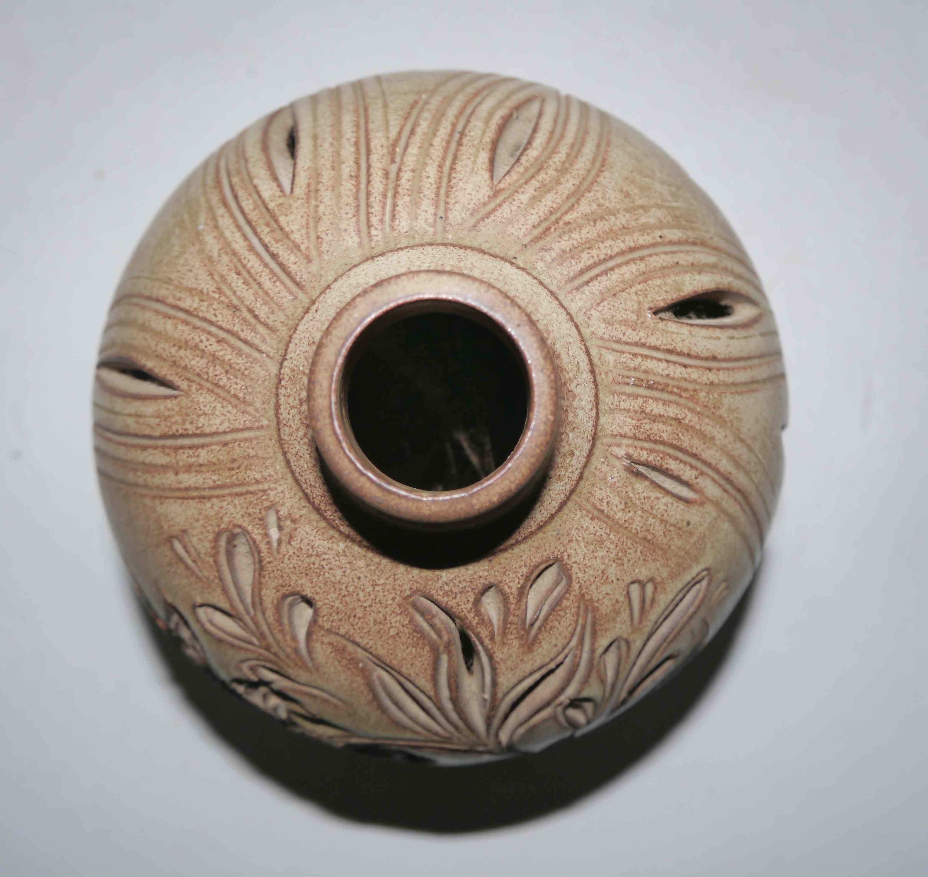 Lamp foot or night light vintage J Mateo Vallauris stoneware