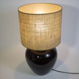 Black ceramic lamp