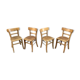 Série de 4 chaises bistrots Strasbourg
