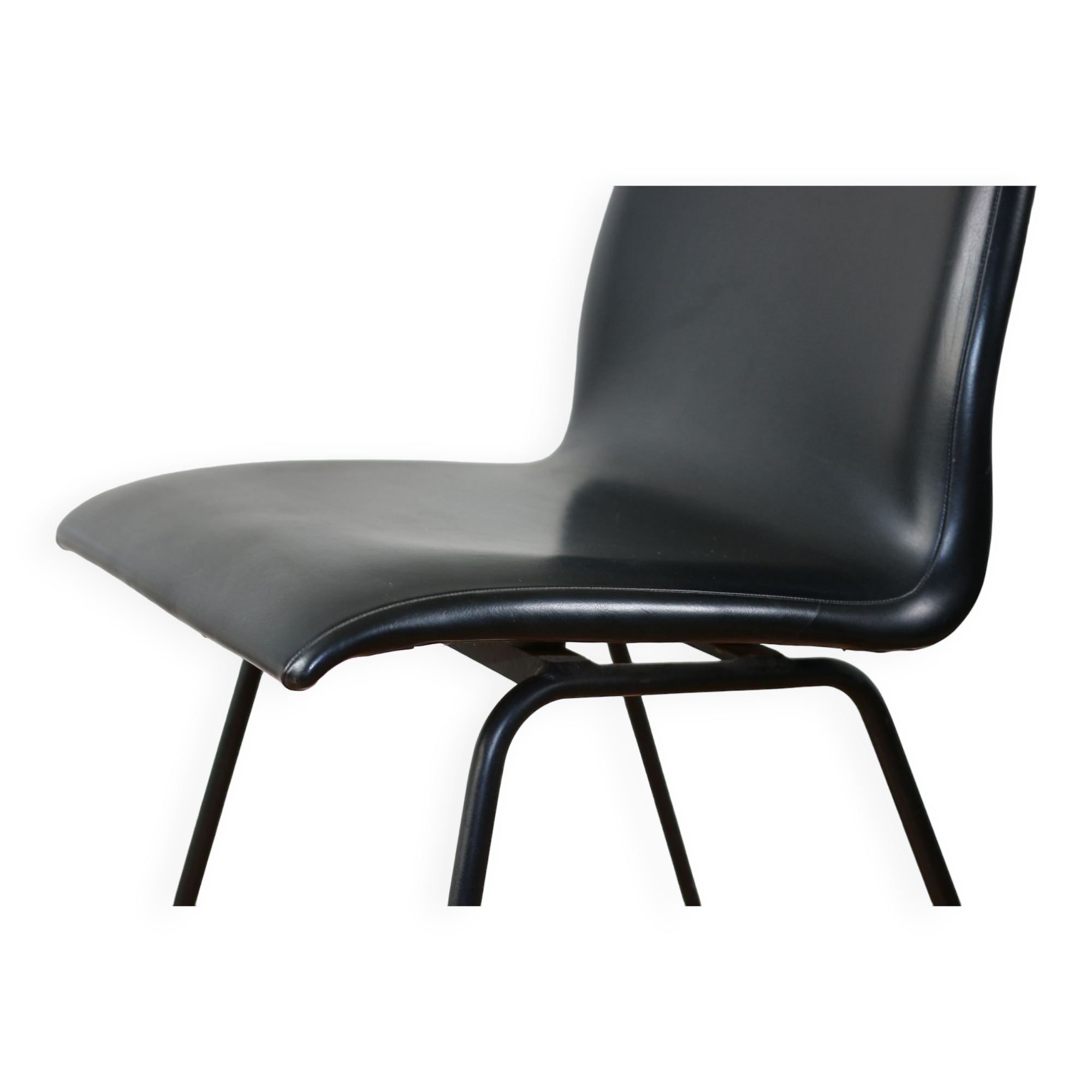 Series of 4 vintage chairs 1950