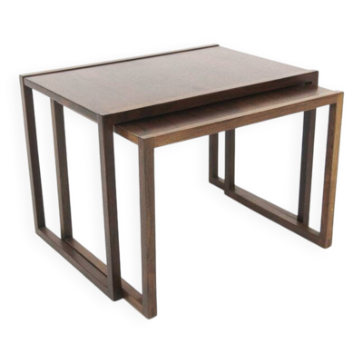 Tables gigognes scandinave en palissandre, Suède, 1960