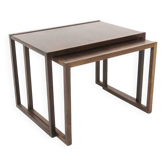 Scandinavian rosewood nesting tables, Sweden, 1960s