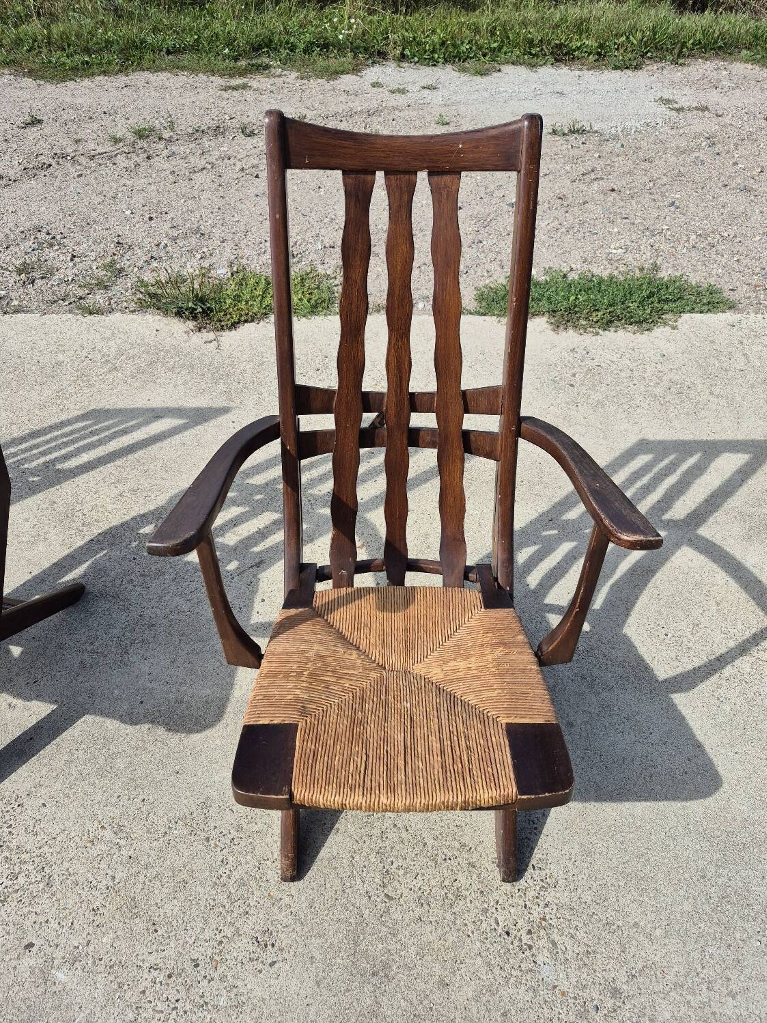 Set 4 vintage Triconfort France adjustible 1960s deckchair