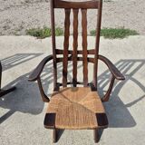 Set 4 vintage Triconfort France adjustible 1960s deckchair