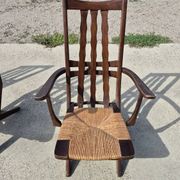 Set 4 vintage Triconfort France adjustible 1960s deckchair