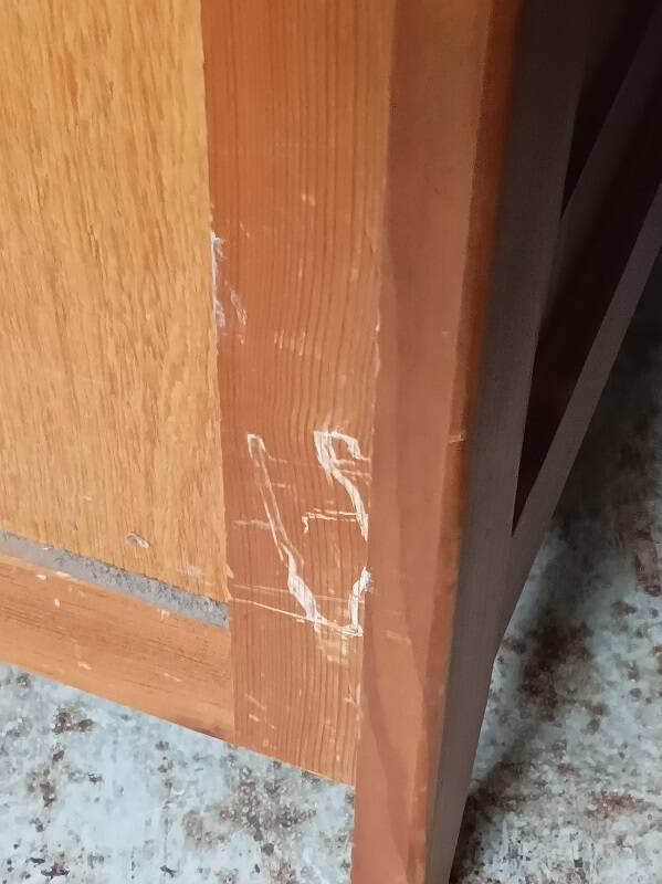 Parisian wardrobe in wood