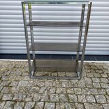 Console 3 shelves in smoked glass
