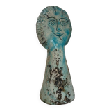 Sun sculpture in glazed terracotta, 1970