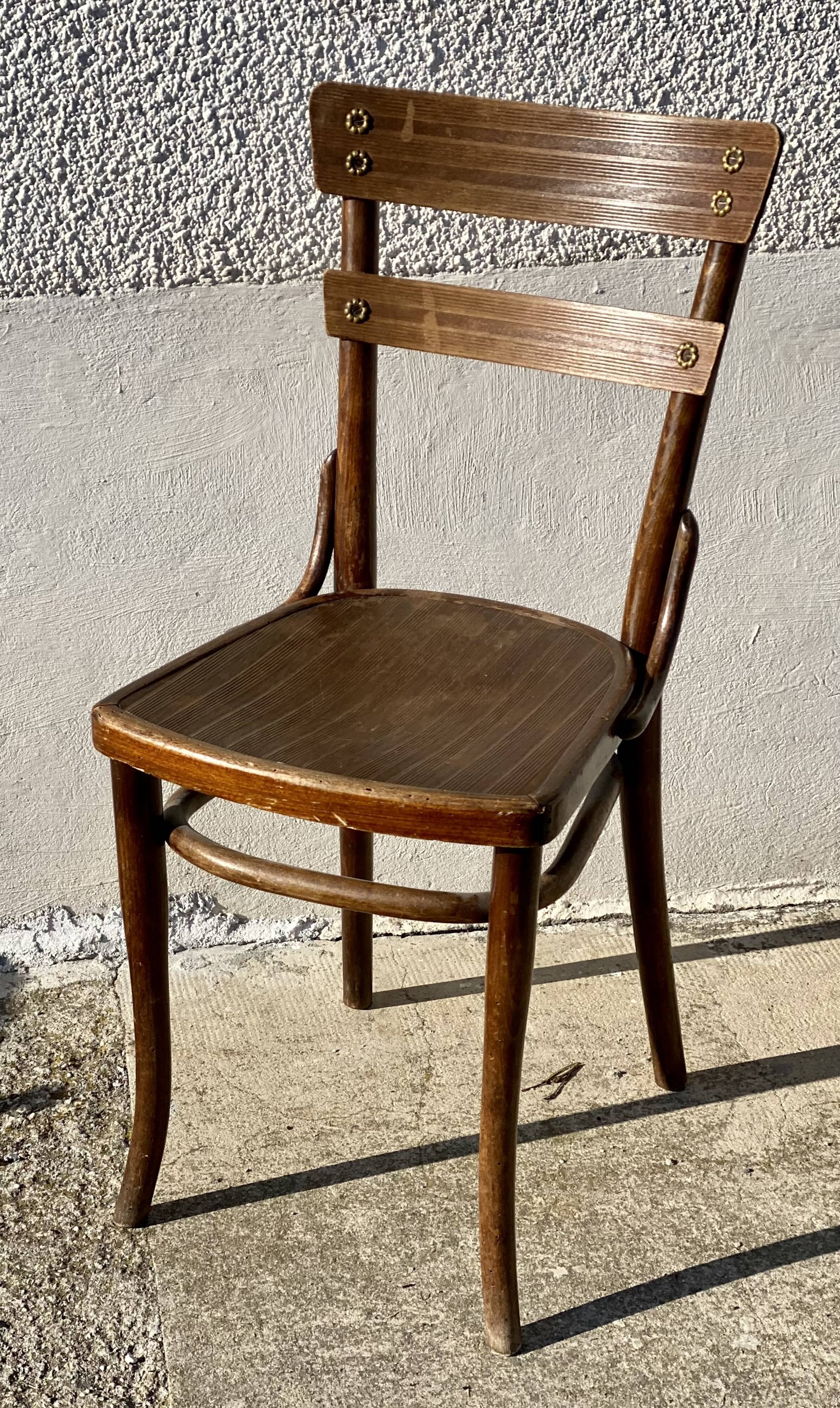 Thonet 1930 art deco bistro chair