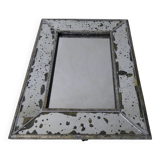 mercury glass mirror photo frame