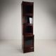 Late 20th century hardwood barrister bookcase