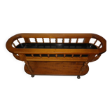 Planter on oak wheels