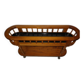 Planter on oak wheels