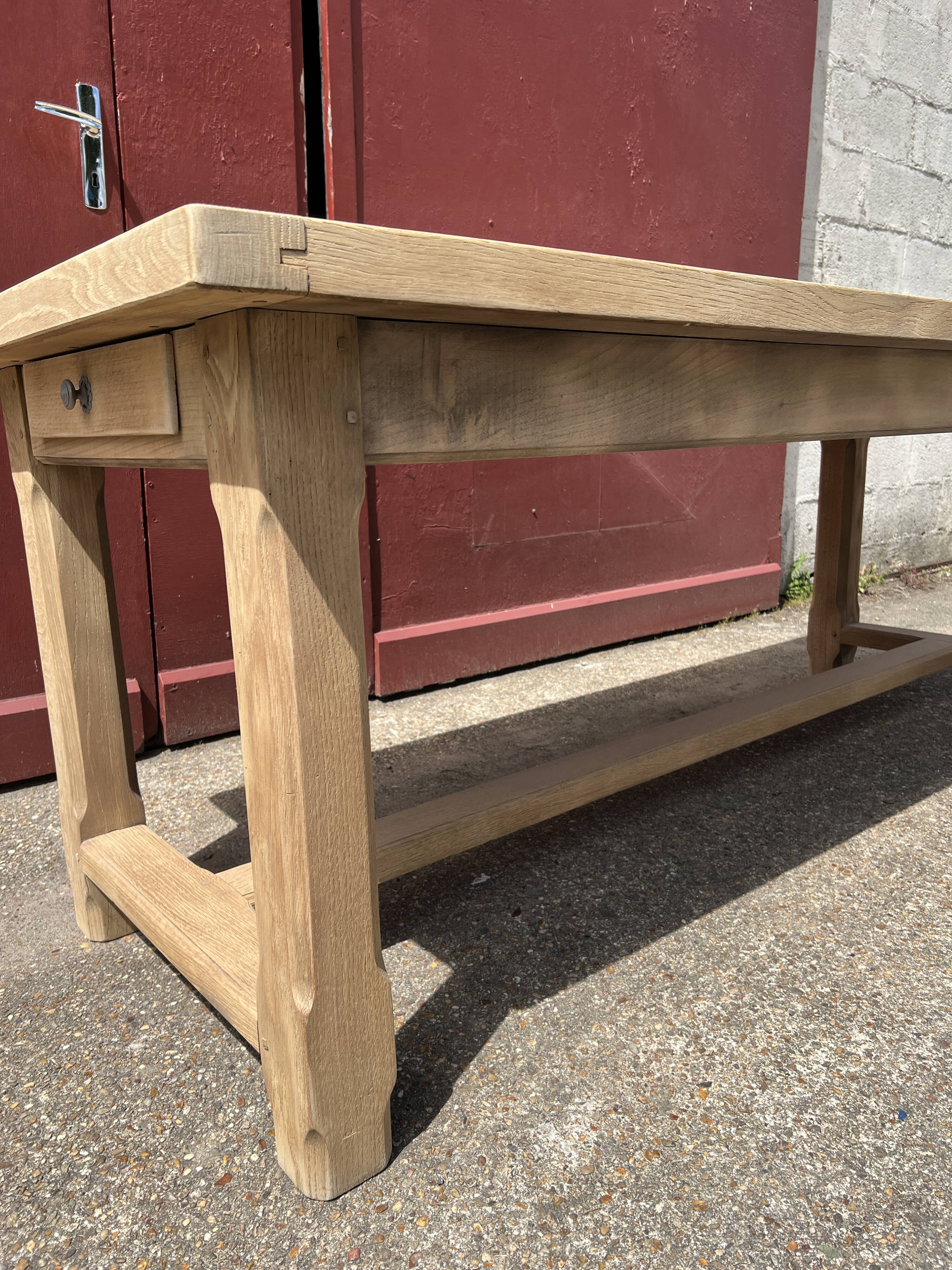 Airbrushed farm table