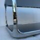 Chrome and smoked glass coffee table from the 1970s.