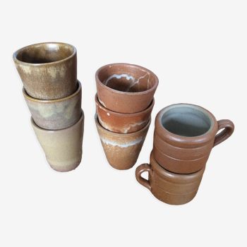 Set of coffee cups