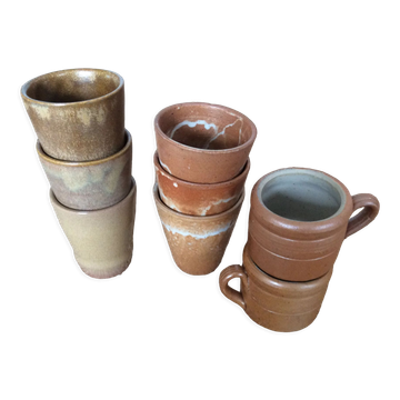 Set of coffee cups