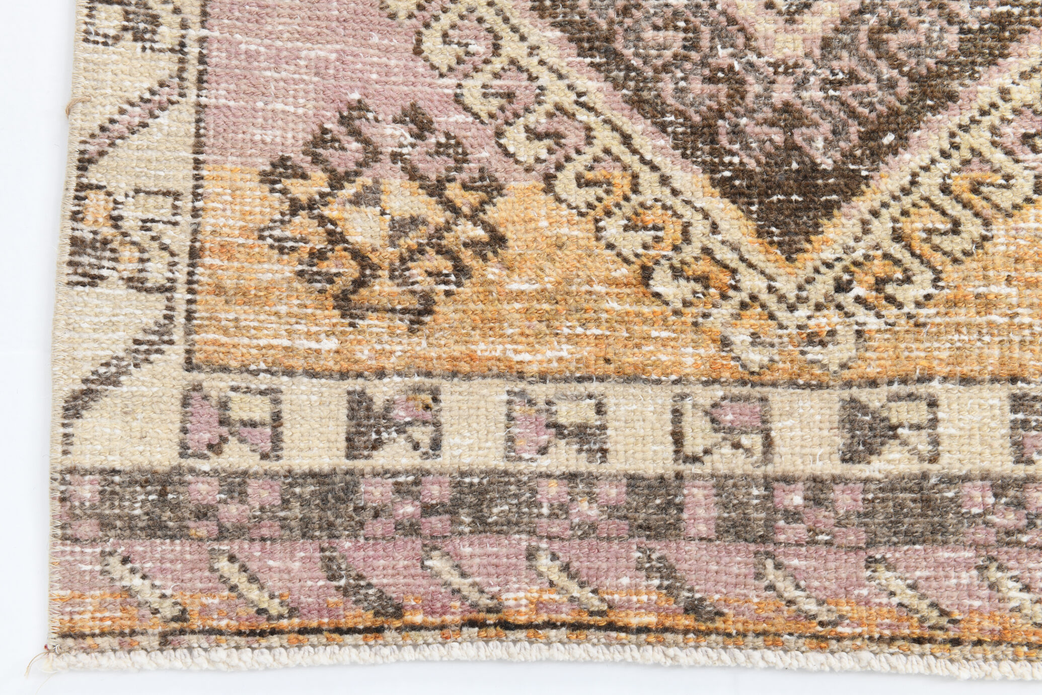 2x10 Vintage Antique Runner Rug, 75x305Cm