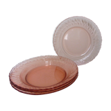 4 hollow plates Luminarc model Rosaline