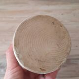 Beige glazed stoneware bottle